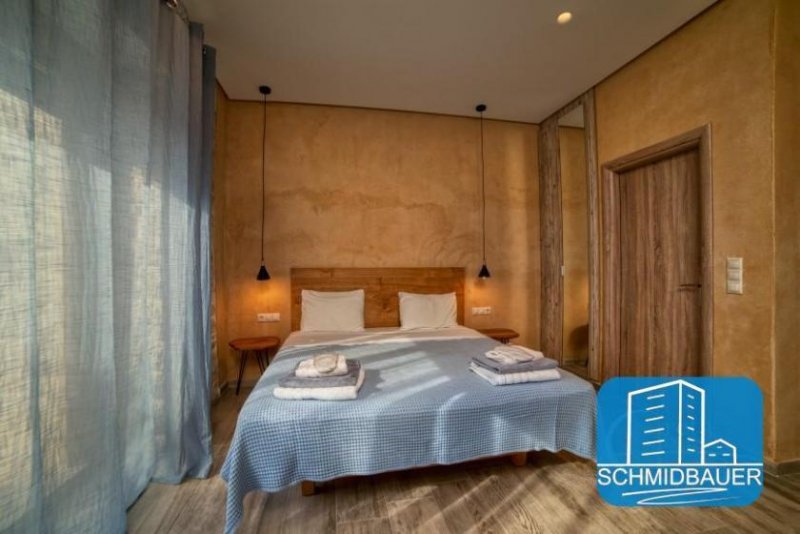 Kalamaki Kreta, Kalamaki: Komplex mit 6 Apartments, privaten Pools und herrlicher Aussicht zu verkaufen Gewerbe kaufen